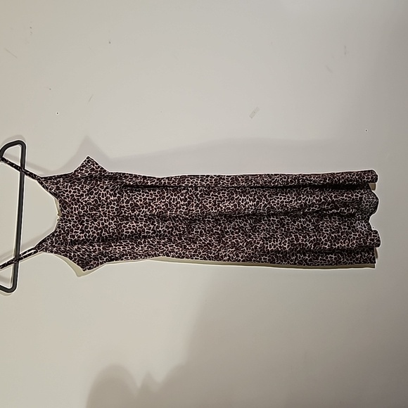 Wild Fable Annimal Print Dress Size M Adjustable Spaghetti Strap - Picture 3 of 9